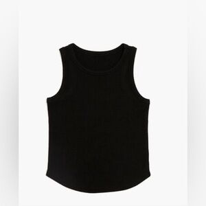 Girls Ribbed Tank Top Kids | Color Black | Size 7/8 | New no Tags